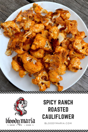 Spicy Ranch Roasted Cauliflower
