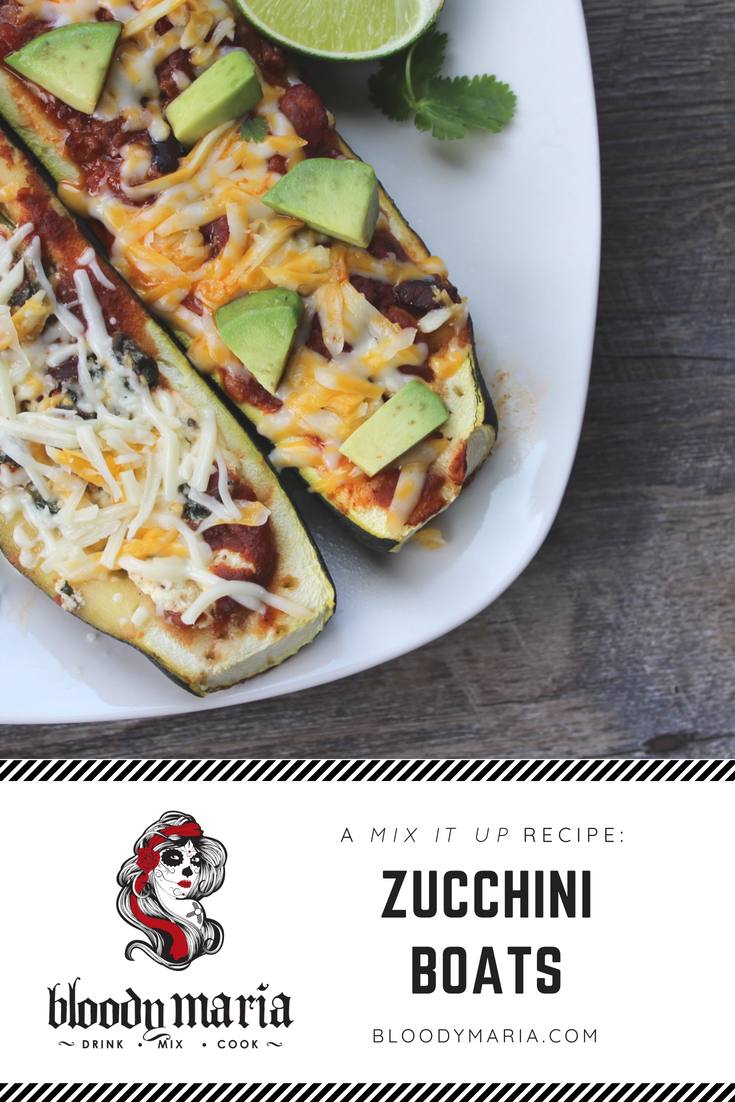 Bloody Maria Mix_Zucchini Boat Recipe