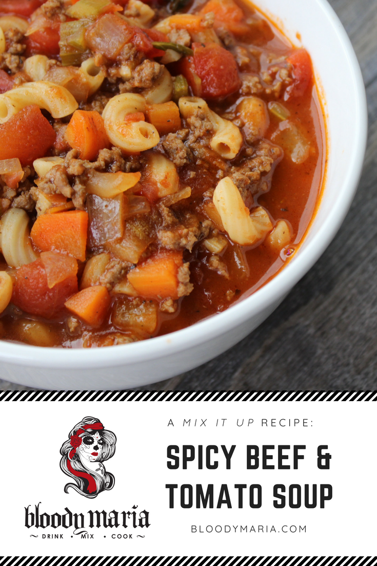 Bloody Maria Beef & Tomato Soup