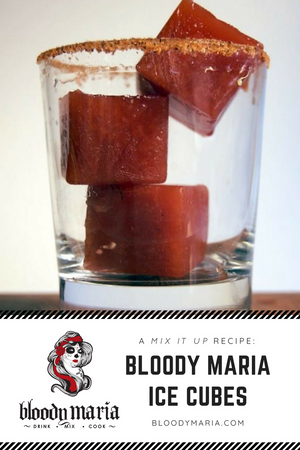 Bloody Maria Ice Cubes