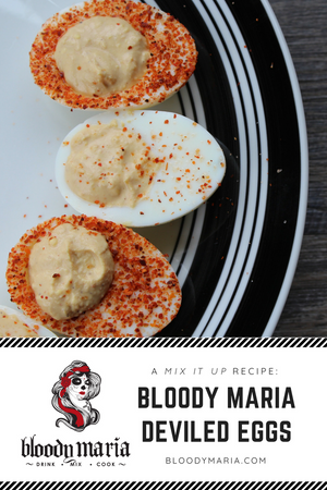 Bloody Maria Deviled Eggs